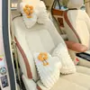 Almofada de Pescoço para Encosto de Cabeça de Carro Verão Tendência Fofa Almofada de Assento de Carro Suporte Lombar Par Universal para Todas as Estações Estilo Deusa