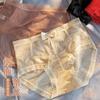 Sexy renda meia-cintura da menina cueca semi-transparente sem costura luz de luxo cetim mulheres cuecas seda virilha quadril lifting