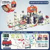 Juguetes de Rieles Eléctricos para Niños Educativos DIY Variedad Trenes Ensamblables Cruce de Caminos Sacudida Sonido Puesto Venta al Por Mayor