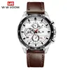 Hannah Martin 216 Reloj de Moda Impermeable para Hombre Deportes al Aire Libre Casual Correa de Estudiante Calendario Reloj de Cuarzo