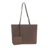 Bolso Tote de Gran Capacidad Estilo Coreano Moderno Versátil Estilo Simple Bolso de Hombro Único Sensación de Alta Gama Retro Casual Nicho Bolso de Axila