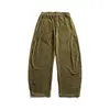 Ropa Vintage Yidao 2026 Otoño Nuevos Pantalones de Pana a Rayas Vintage de Pierna Ancha para Hombre, Pantalones Casuales Sueltos de Pierna Recta