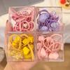 10 Ligas de Goma Elásticas de Alta Elasticidad para Niños Banda para el Cabello Trenza de Niña Cuerda para el Cabello Cola de Caballo Alta de Niña Accesorios para el Cabello