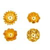 Horquilla de Paso y Agitación Estilo Antiguo DIY Materiales para Tocados de Novia Combinación de Portaflores de Loto 3D Piezas de Flores Metálicas Accesorios Venta al por Mayor