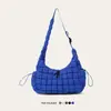 Otoño 2026 Bolso Nube Plisado Sencillo y Elegante de Moda para Hombro Cruzado Gran Capacidad Relleno de Algodón Plumas Bolso Dumpling