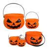 Linterna de Calabaza de Halloween Songyin Cubo de Calabaza Portátil para Niños Tarro de Dulces Juguete Luminoso para Actividad de Jardín de Infancia