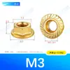 Porca Sextavada com Flange de Cobre H59 M3~M12 Porca Antiderrapante de Cobre Puro em Estoque Porca Sextavada com Flange Serrilhada