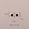 Pinza para el pelo de gafas de sol de animal de dibujos animados lindo accesorio de resina DIY hecho a mano creativo lindo material de decoración para gafas
