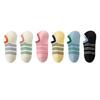 Calcetines Calcetines Cortos Finos de Primavera y Verano para Mujer Casuales Combinan con Todo Rayados que No se Caen Absorbentes de Sudor Dopamina Color de Contraste Calcetines Invisibles