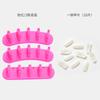 Suporte de Exercício para Nail Art Tipo Fivela Sem Adesivo Suporte de Exibição de Peças de Unha Base de 3 Peças Ferramentas de Nail Art Removíveis