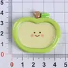 Accesorios de Manzana de Resina de Dibujos Animados Materiales de Decoración DIY Pegamento de Crema Fundas de Teléfono Charms para Zapatos Pasadores