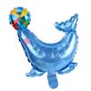 Arranjo de festa de aniversário infantil Balão de brinquedo Micro-business Push Mini Cartoon Alumínio Filme Balão Bobo Ball Ball