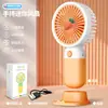 Novo Mini Ventilador Portátil de Mão, Suporte de Mesa Portátil, Ventilador de Carregamento USB, Presente para Estudante Atacado