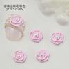 Nail Art Jóias Internet Celebrant Pó de Rosas Laço Bonito Nail Art Texturas Foscas Tinta Liga Peças de Unhas Postiças Decoração