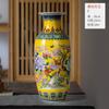 Adornos de Jarrón de Cerámica Jingdezhen Decoraciones para el Hogar Arreglo de Flores Secas Estilo Chino Nuevo Sala de Estar Mueble de TV Artesanía Liquidación