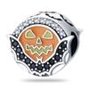 Comércio exterior quente atacado engraçado personalidade Halloween Lua bruxo Abóbora mágica chapéu vassoura pingente cobre prata banhada