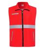 Colete de Publicidade Voluntária de Camada Dupla Logotipo Personalizado Roupa de Trabalho Colete Refletivo Membro do Partido Roupa de Trabalho Comunitária Faixa Refletiva