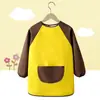 Overoles personalizados de fábrica para niños, ropa con tirantes pintada, manga larga, overoles impermeables, logo personalizado, ropa anti-suciedad de estudio