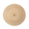Cesta de Fermentación de Pan de Mimbre Natural Estilo Europeo, Bol Oval Redondo, Bol de Fermentación de Mimbre Indonesio