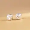 Ciervo Dorado Rey Plata Pura 999 Plata Lisa Cubos Espaciadores Cuentas Sueltas Cuerda Trenzada DIY Pulsera Envuelta Accesorios de Plata Pura Estilo Nuevo