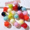 Acessórios DIY de Acrílico Capa de Celular DIY Acessórios para Cabelo Acessórios de Cola de Creme Adesivos para Copo de Água Fivela de Sapato Pingente de Pérola Redonda Colorida