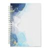 Suprimentos Amazon Capa Material PP Impermeável Caderno Espiral Estudante Bloco de Notas Papel Branco Páginas Internas com Múltiplos Padrões