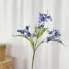 Orquídea Phalaenopsis Artificial, Flor Falsa para Decoración de Sala de Estar en Casa, Arte Floral de Nicho, Arreglo para Escena de Boda, Accesorios de Fotografía, Transfronterizo