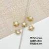 Linda Estrella de Diamante Amor Luna Estrella de Cuatro Hombres Pintura para Hornear Cuentas Hecho a Mano Cadena para Teléfono Móvil Collar Accesorios para Pasador de Pelo