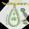 Colgante de Raíz de Bodhi Verde con Leche de Uva Verde, Pulsera de Diseño Fresco y Sencillo, Correa Anti-Pérdida para Teléfono, Accesorios de Cadena para Teléfono al por Mayor