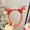 Novos Acessórios de Cabelo de Natal 2024 Aro de Cabelo Aro de Cabelo de Rena Feminino Acessórios Fofos
