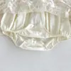 Ropa para Bebé Recién Nacido Pelele Otoño Estilo Coreano Encaje Vestido Princesa Monito Niña Mes Completo Vestido de Cumpleaños