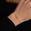 Pulsera de Plata de Ley 925 con Lazo Hueco para Mujer, Accesorio de Joyería de Pulsera de Zirconia Estilo de Alta Gama de Nicho