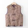 Nuevo chaleco abotonado estilo chino de mamá, chaleco tipo traje Tang para mujeres de mediana edad y mayores, chaqueta chaleco de lana de invierno para abuela