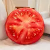 Almohada Creativa Realista con Forma de Fruta, Cojín de Peluche de Naranja y Tomate, Decoración para Sofá de Casa o Rincón de Ventana, Cojín Divertido para Asiento