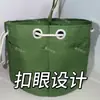 Bolsa de Almacenamiento para Herramientas, Portátil, Lona Resistente al Desgaste, Bolsa de Almacenamiento con Cordón y Múltiples Compartimentos para Jardinería y Electricistas, Gran Capacidad, Bolsa de Tela Multifuncional