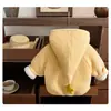 (Engrosamiento de Tres Capas) Invierno Nuevo Estilo Coreano Partícula de Estrella Cachemira 1~6 Años Niños y Niñas Ropa Chaqueta Gruesa Forrada de Polar