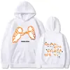 Novo recorri esta galaxia por ti moletom casual estampado com capuz suéter top
