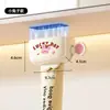 Dispensador Magnético de Pasta de Dientes para Uso en Casa, Soporte de Caricatura con Temática de Dopamina para Crema de Manos y Limpiador Facial, Exprimidor de Pasta de Dientes Montado en la Pared para Baño