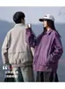 Jaqueta Nova 2025 Primavera e Outono Roupa de Trabalho para Exterior Marca Tendência Jaqueta com Gola Conversível Esportiva Casual Masculina Transmissão ao Vivo