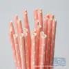 Pajitas de Papel Biodegradable Creativas Transfronterizas Suministro Directo de Fábrica de Suministros para Fiestas Europeos y Americanos Multicolor Opcional