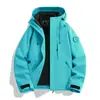Nueva chaqueta tres en uno 2026 para otoño e invierno, para exteriores, con forro polar, engrosada, conjunto de dos piezas desmontable, abrigo cortavientos y cálido