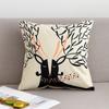 Cojines decorativos estampados personalizados, Cojines para sofá con logo, Fundas de lino nórdicas para regalo, Venta al por mayor del fabricante, Personalización de patrón floral