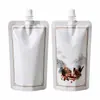 Bolsa com bico stand-up boa vedação resistência a alta temperatura logotipo personalizável material material de grau alimentício saco de embalagem com bico
