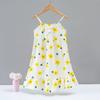 Pijama de verano para niñas, camisón infantil estilo princesa, falda lencero para niñas grandes y niñas, ropa de casa fina y arrugada para bebés.
