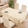 Funda de Silla de Comedor de Dibujos Animados Modelo Nuevo 2025 Funda para Respaldo de Silla de Mesa de Comedor Funda Universal para Asiento Protector de Silla