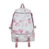 Nova Mochila Escolar Fresca e Simples Estilo Chinês para Alunos do Ensino Fundamental II e Médio, Mochila Leve de Viagem, Modelo Transfronteiriço, Bolsa de Ombro Duplo Estilo Tinta para Campus para Mulheres