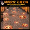 Pegatinas de suelo para decoración de ambiente de Halloween, sala de escape de centro comercial, juego de misterio de asesinato, diseño de escena de fiesta de tienda, pegatinas de pared de calabaza