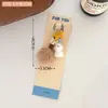 Colgante de oso lindo estilo coreano, llavero de cachorro flocado, decoración versátil para mochila, adorno de bola de pelo, colgante para cadena de teléfono