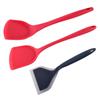 Panela antiaderente de silicone com tudo incluído, espátula para cozinhar yuzi, espátula para fritar, espátula chinesa antiaderente, utensílios de cozinha
