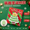 Notas adhesivas temáticas de Navidad, con forma de caricatura, desprendibles, papel de notas adhesivo, regalos de recompensa para estudiantes, al por mayor